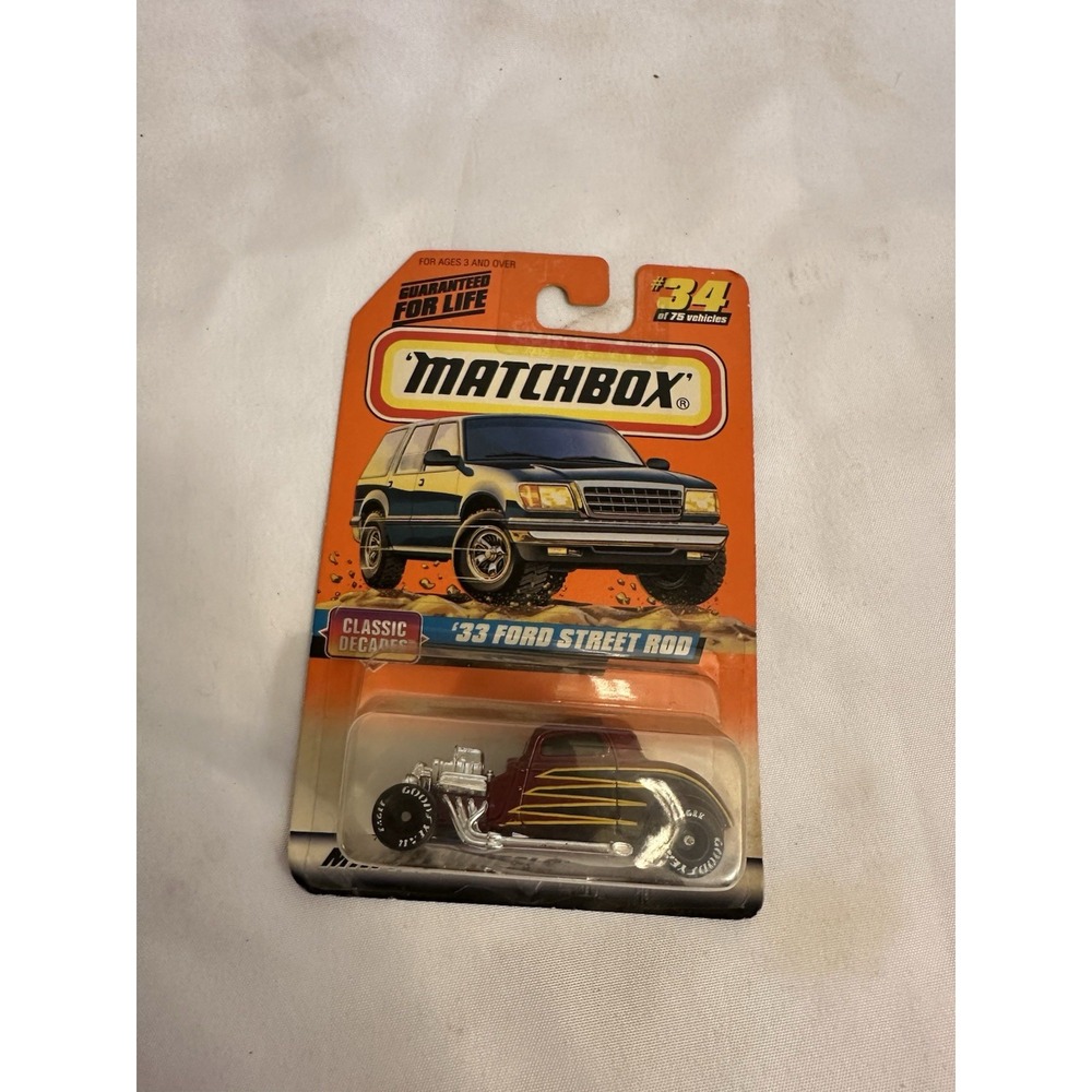 1998 Matchbox Classic Decades Series 5 '33 Ford Street Rod #34/75 B126